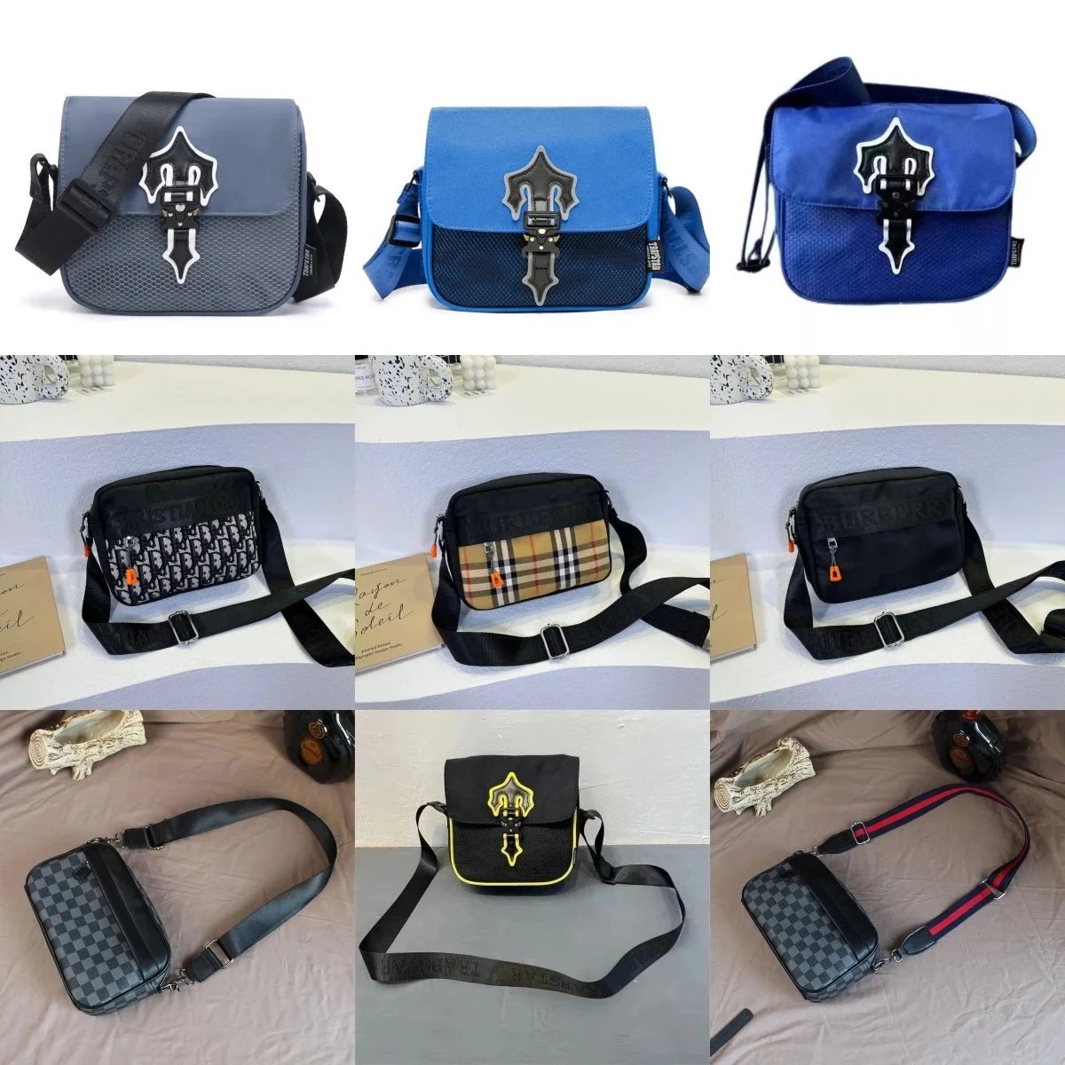 Genshin Impact Crossbody Bag with Keyblade Design