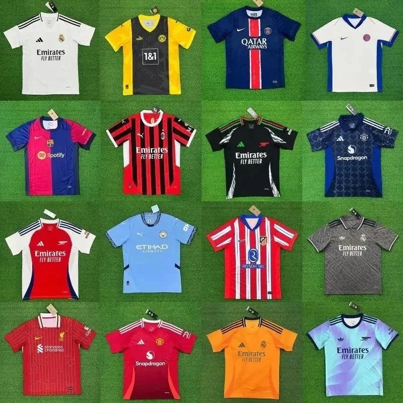 Official Football Club Jerseys from Top European Teams