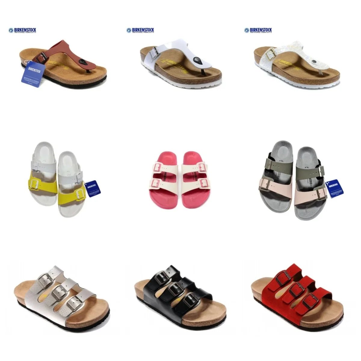 Birkenstock Sandals for Men and Women - Comfortable Footwear with Cork Soles