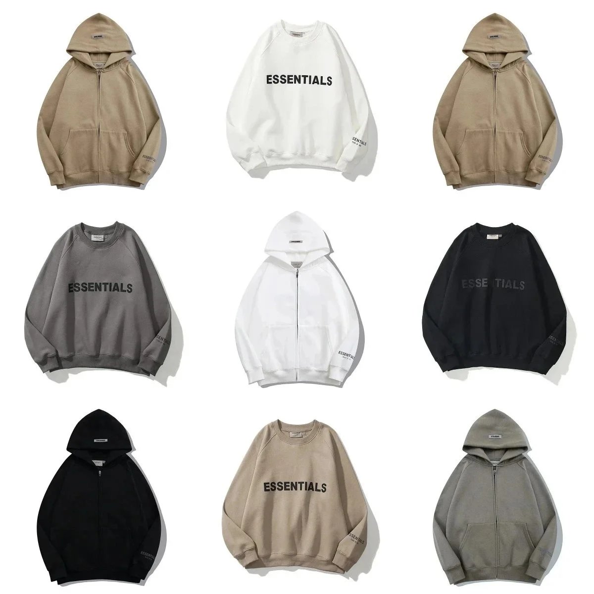 Essentials Hoodies and Sweatshirts for Men Women Unisex Streetwear