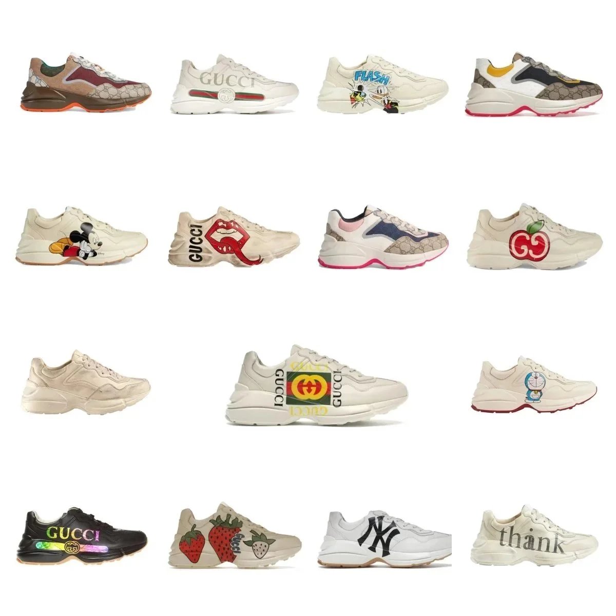 Gucci Sneakers Collection - Limited Edition Designer Shoes