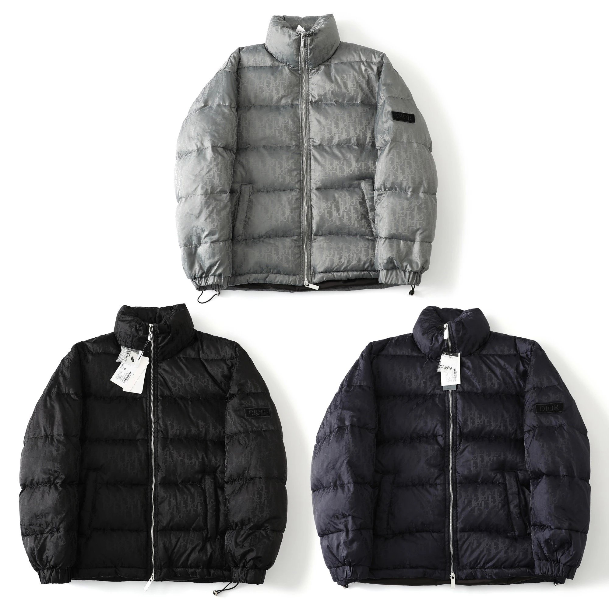 Dior Monogram Down Jacket for Men and Women