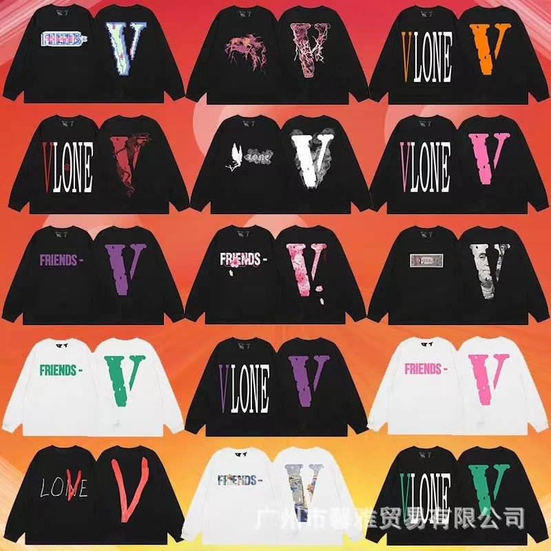 Vlone Long Sleeve T-Shirt Collection - Streetwear Fashion