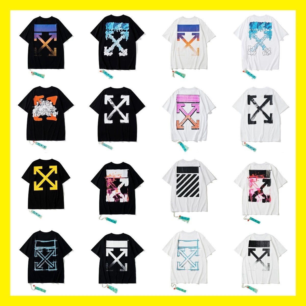 OFF-WHITE Arrow Print T-Shirts for Men and Women