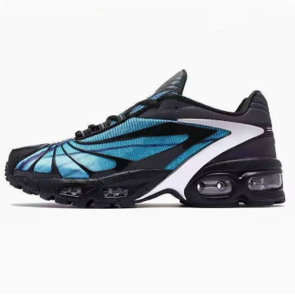 Nike Air Max 2007 Blue Black Running Shoes