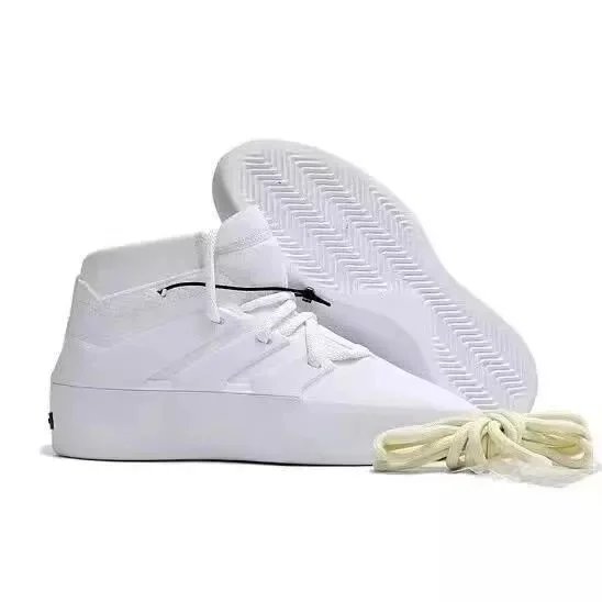 Adidas White High-Top Sneakers for Men and Women