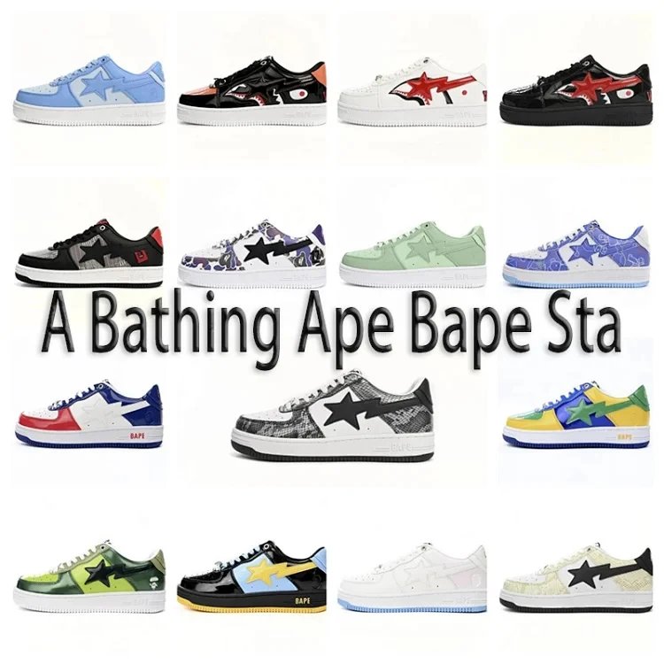 A Bathing Ape Bape Sta Sneakers - Limited Edition Streetwear Shoes