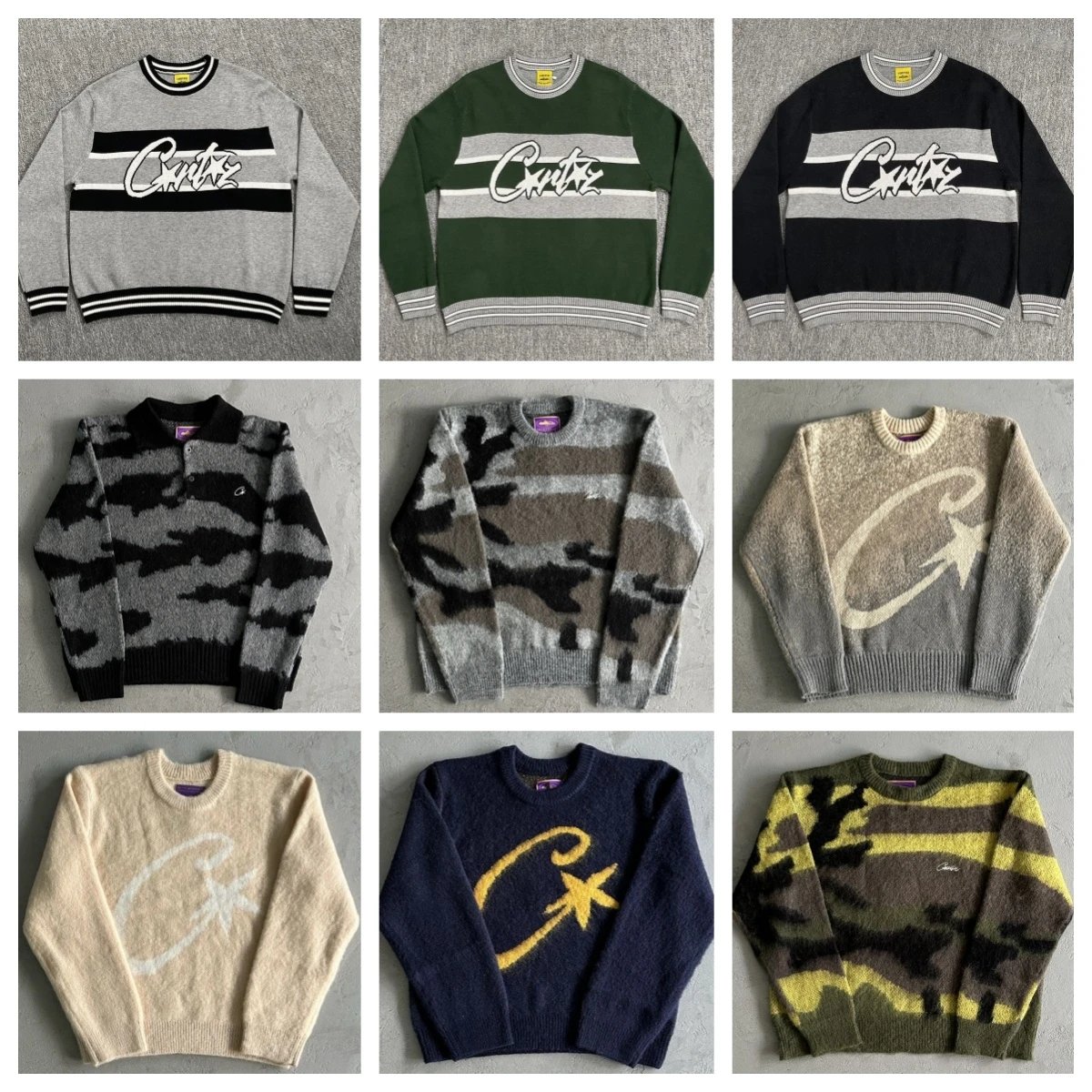 Crate Knit Sweaters Collection - Vintage Inspired Streetwear