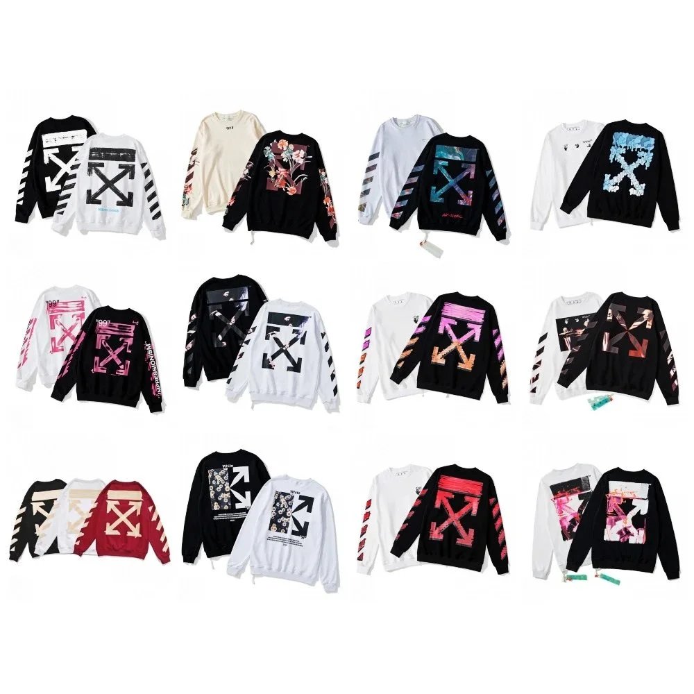 Off-White Arrow Print Sweatshirts for Men and Women
