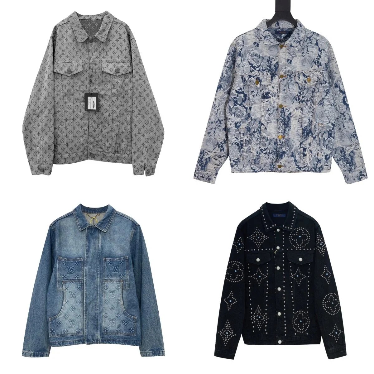 Louis Vuitton Monogram Denim Jacket for Men and Women