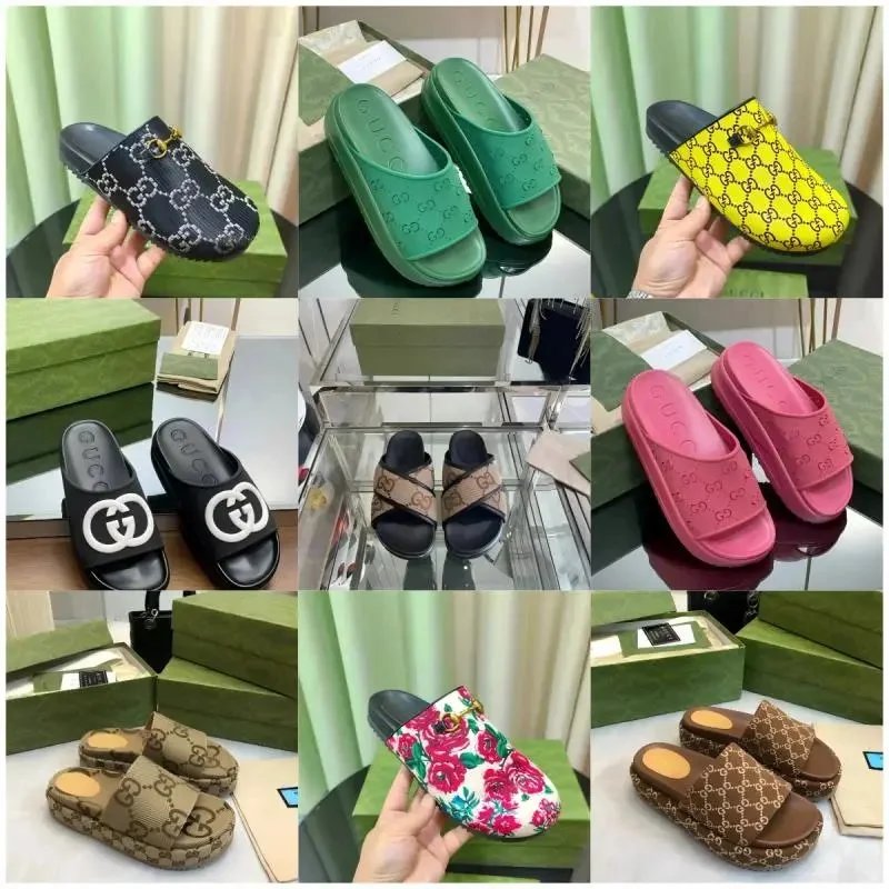 Gucci GG Logo Slide Sandals for Men and Women