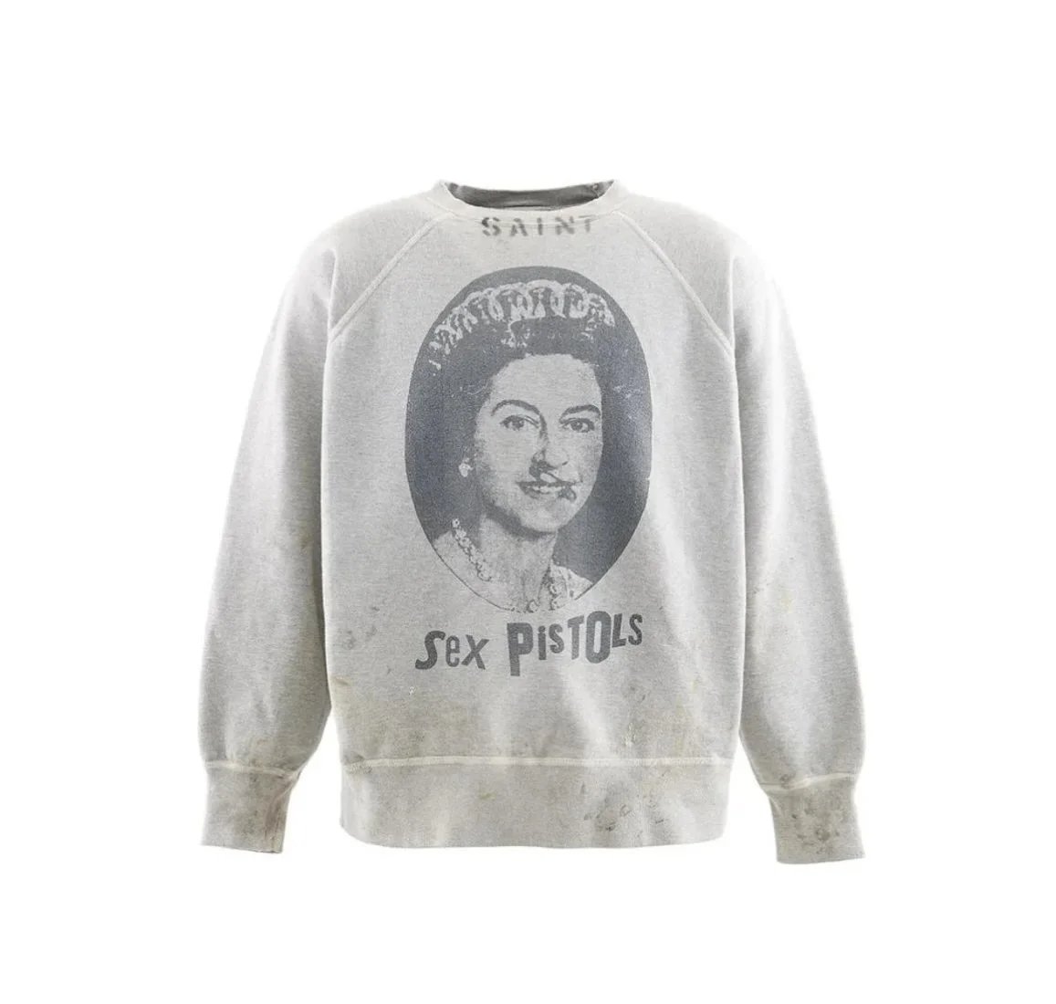 Saint Laurent Sex Pistols Queen Sweatshirt