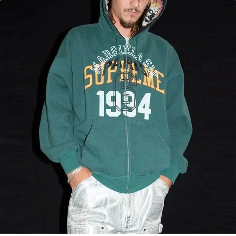 Supreme x Margiela 1994 Zip Hoodie Green