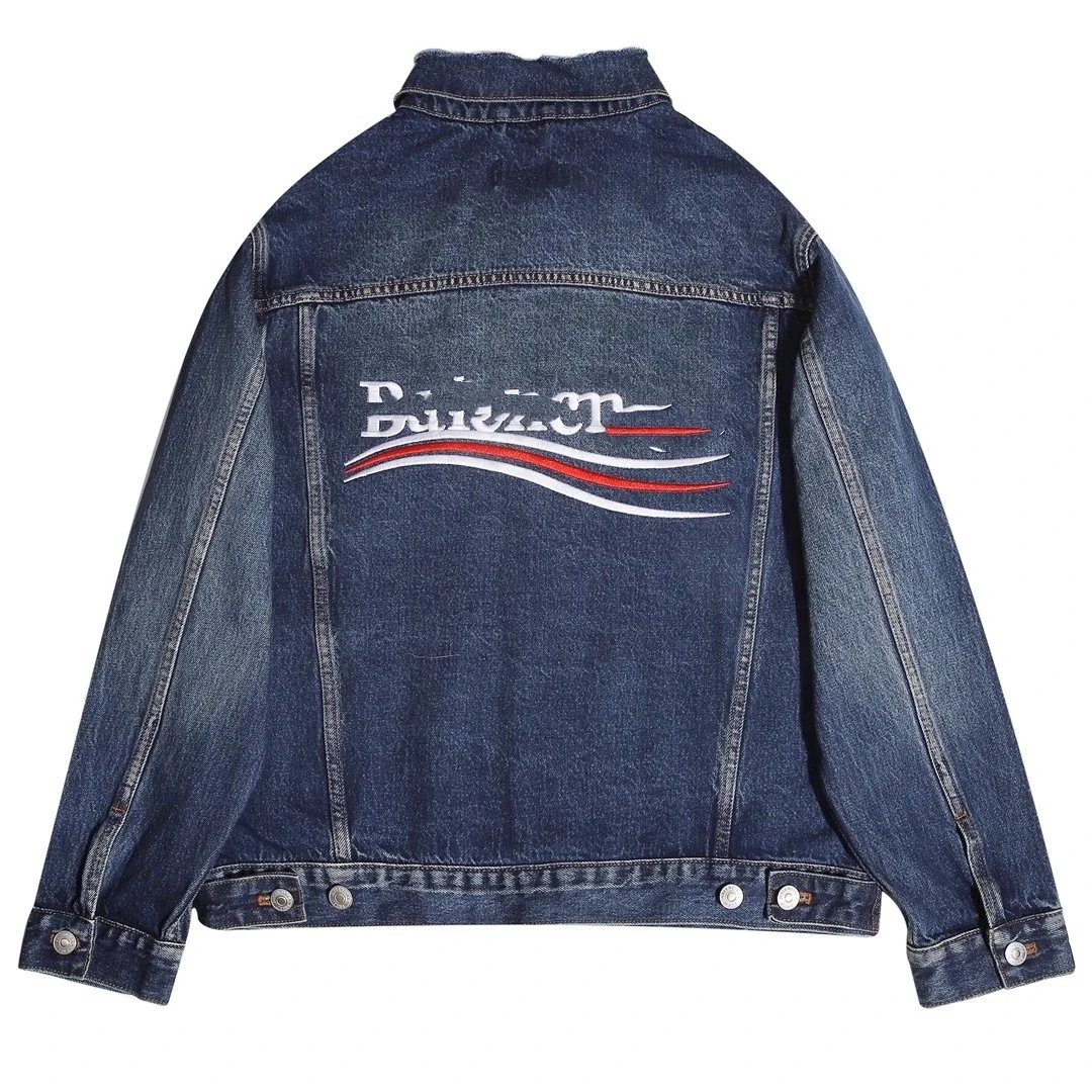 Dior Denim Jacket with Embroidered Logo