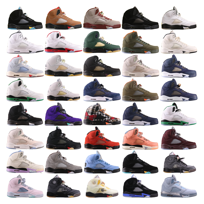 Air Jordan 5 Sneakers Collection - Men's Basketball Shoes