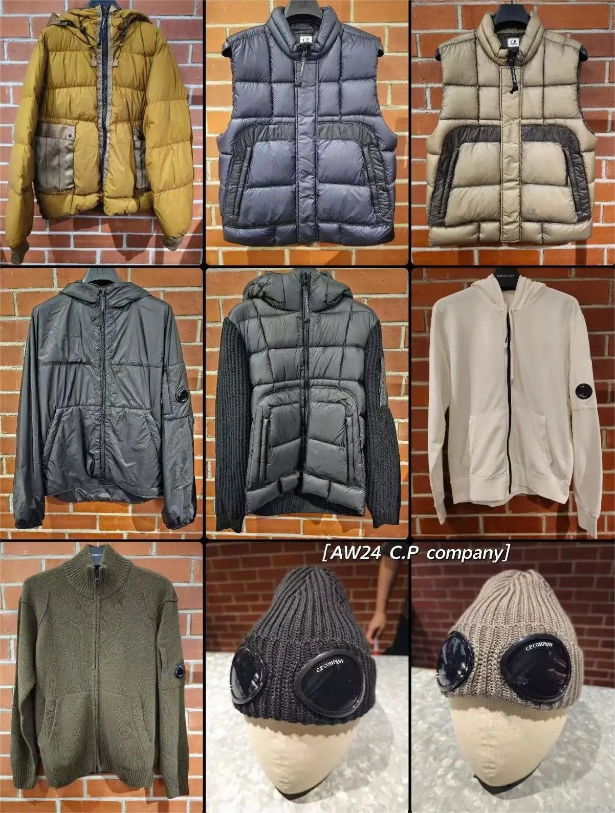 AW24 C.P. Company Quilted Jackets and Knitwear Collection