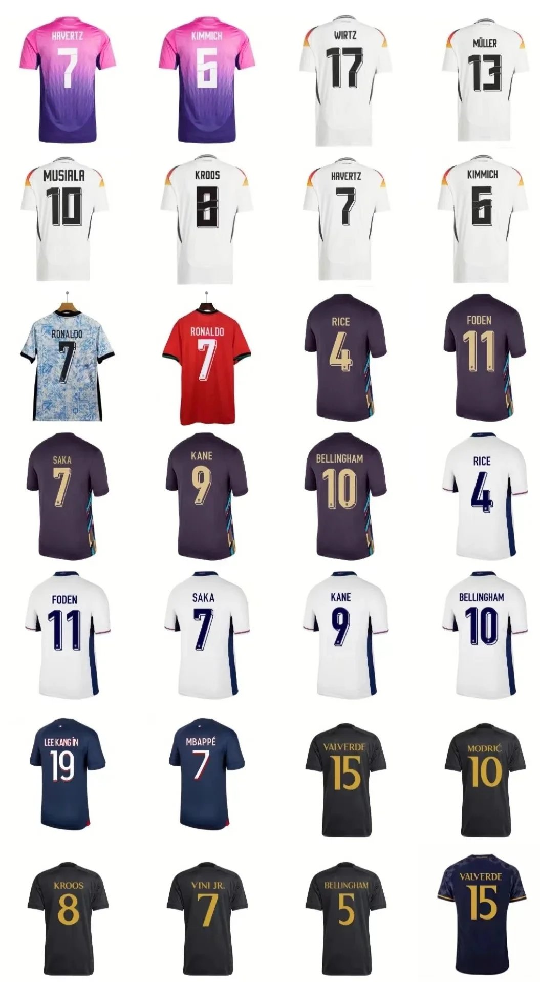 Official Soccer Jersey Collection for Men Women Kids
