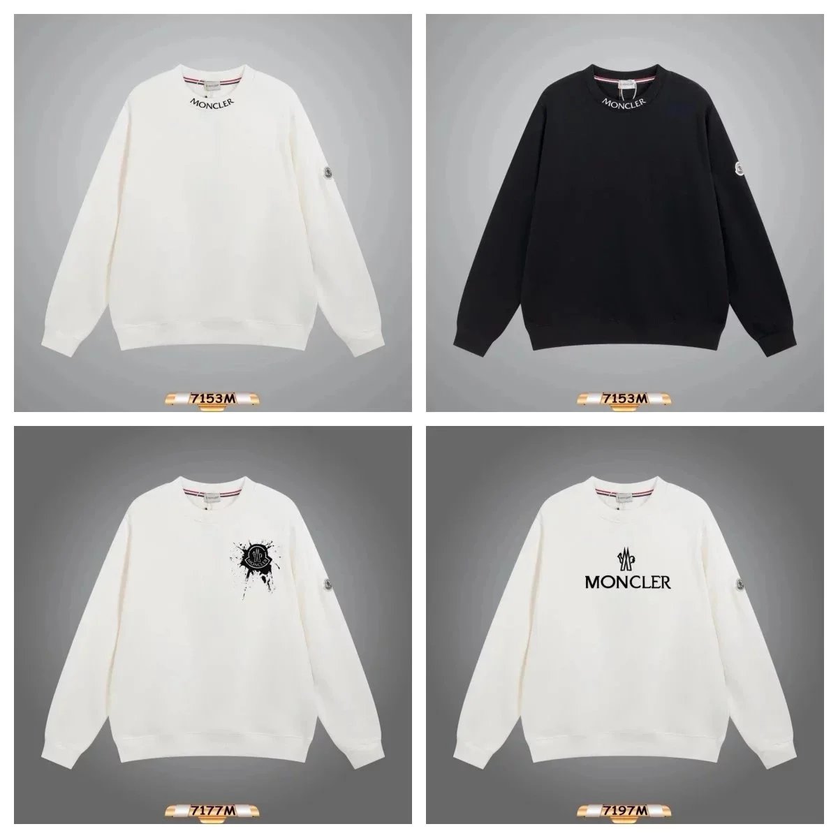 Moncler Crewneck Sweatshirt 7153M 7177M 7197M