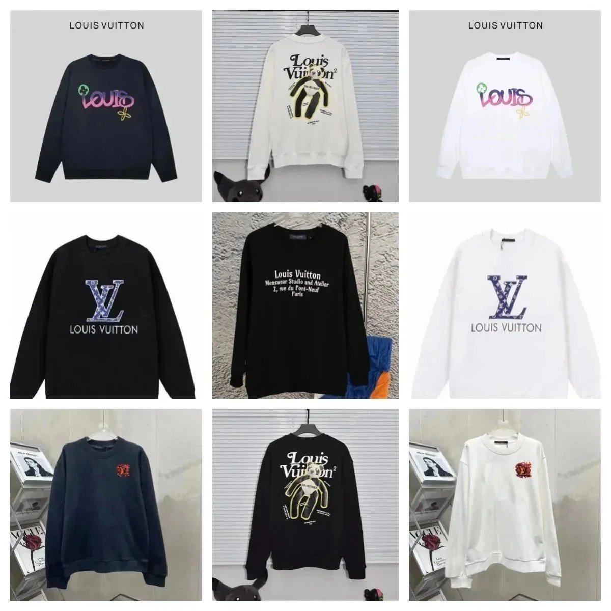 Louis Vuitton Sweatshirts for Men and Women - Luxury Fashion Streetwear