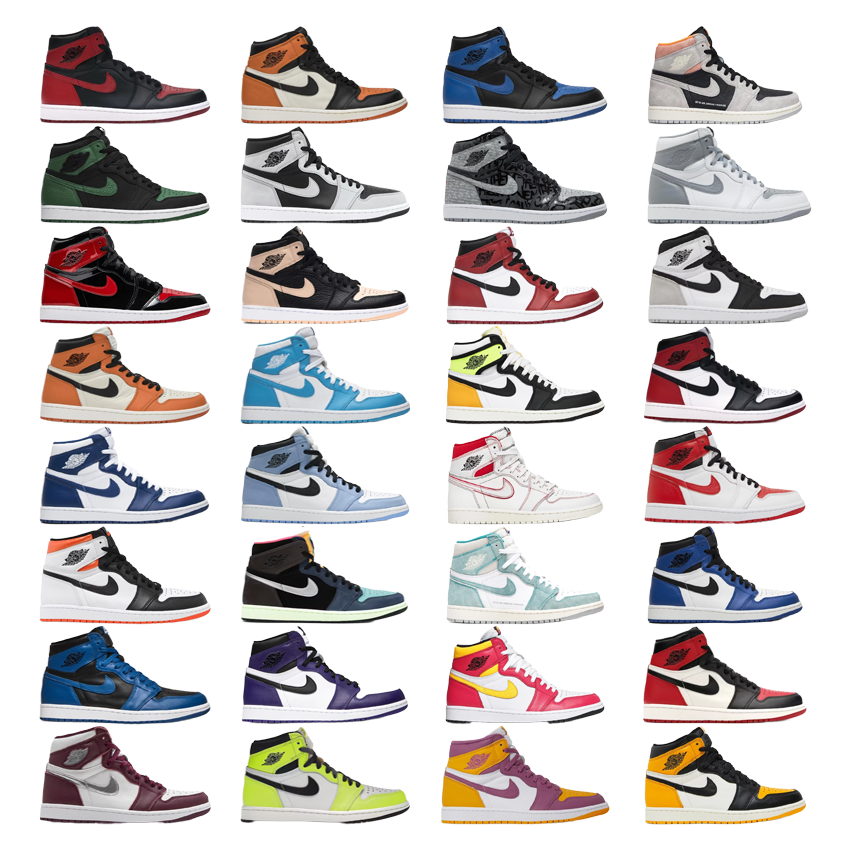 Air Jordan 1 High OG Sneakers - Classic Basketball Shoes for Men and Women