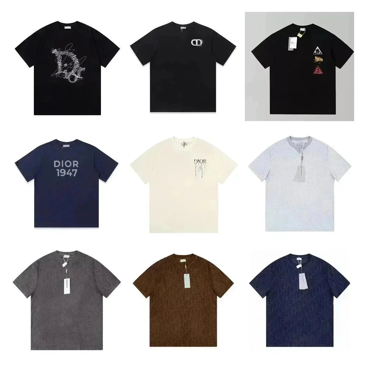 Dior Men's T-Shirts Collection 2024 - Luxury Fashion Tees