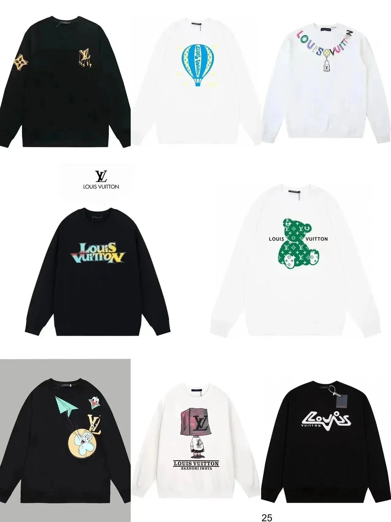 Louis Vuitton Graphic Sweatshirts for Men and Women