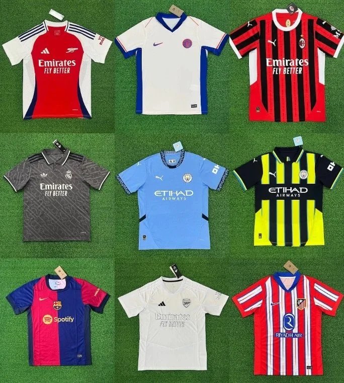 Official Football Club Jerseys from Top Teams