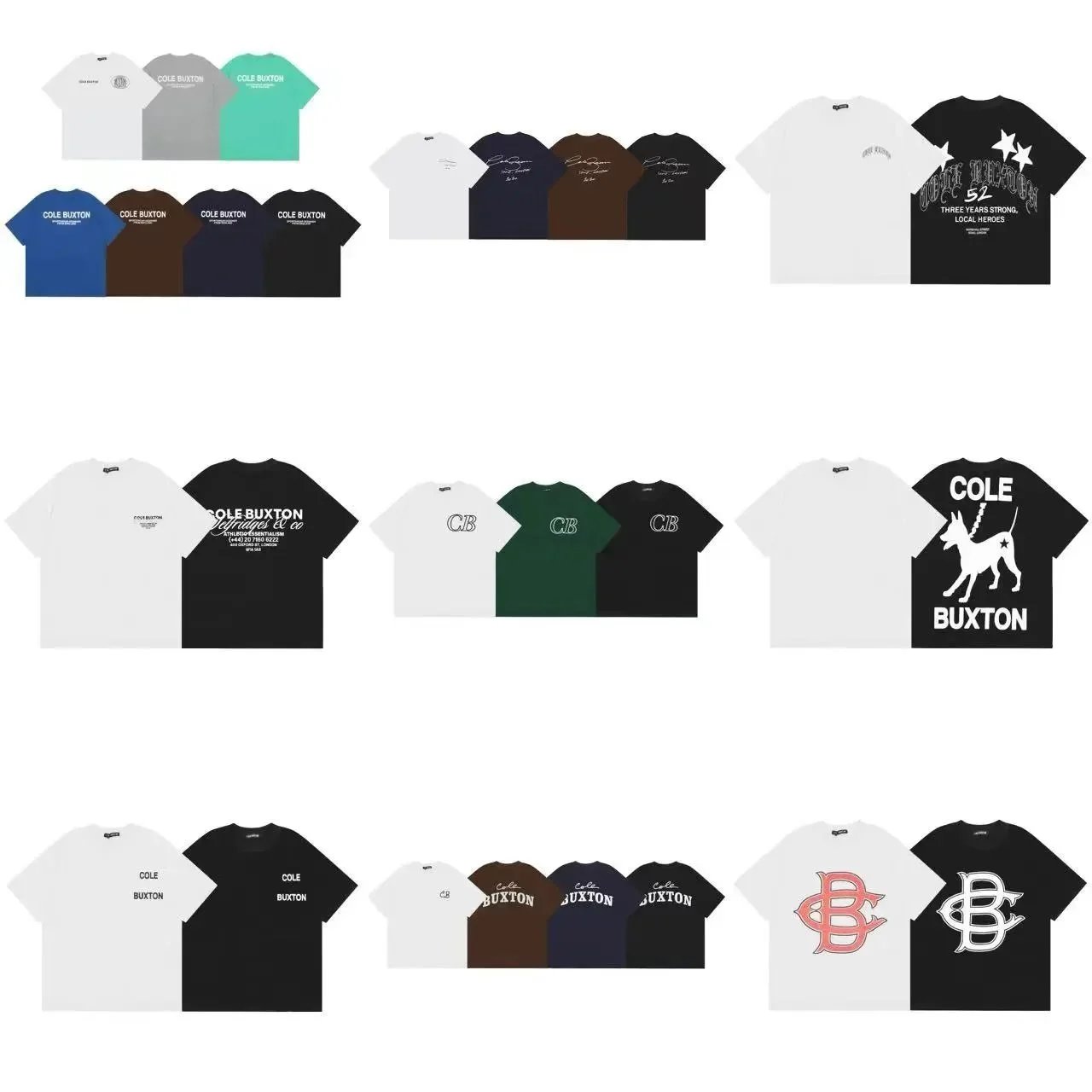 Cole Buxton T-Shirts Collection - Streetwear Fashion for Men