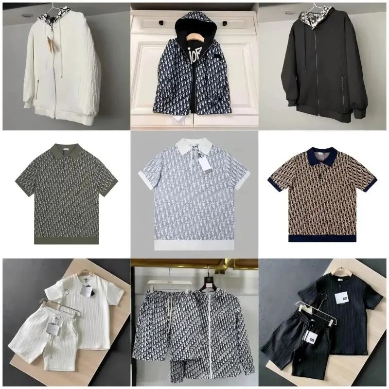 Dior Monogram Patterned Hoodies Jackets and T-Shirts for Men