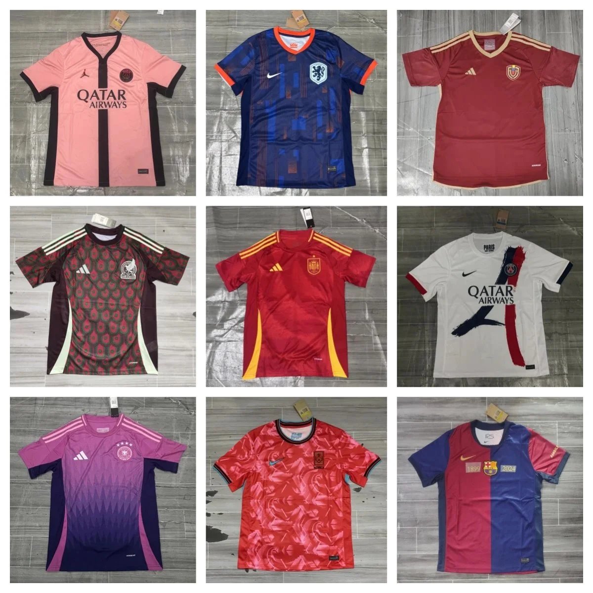 Official Football Jerseys from Top Clubs and National Teams
